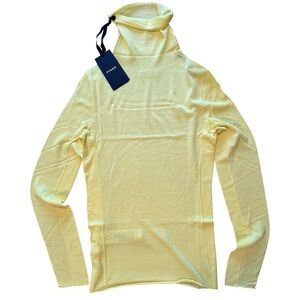 Pinko NWT Sacro Dolce Vita Lana Seta Yellow Women’s Size S